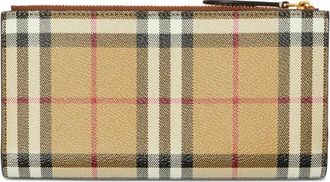 Burberry Portafoglio a quadri - Toni neutri
