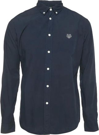 Kenzo Camicia con logo - Blu