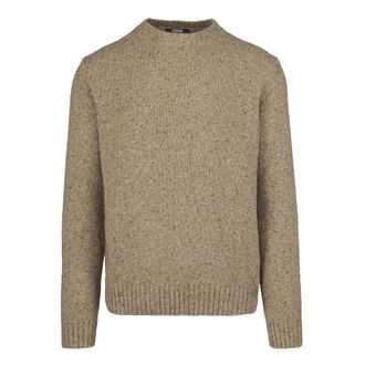 Bomboogie Maglione Girocollo in Lana - - Knitwear - Uomo - Marrone - L