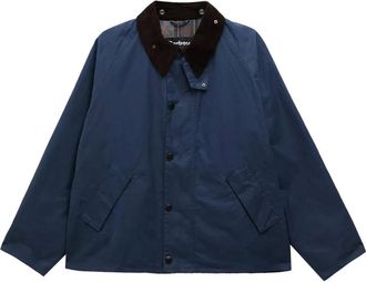 Barbour Giacca con colletto a coste - Blu