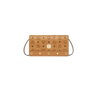 MCM Bolso bandolera con tachuelas Pina - Bags - Mujer - Marr&oacute;n - ONE SIZE