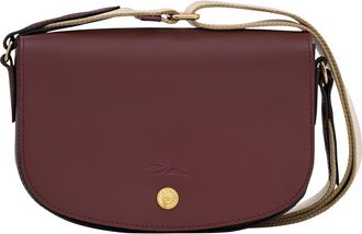 Longchamp Small Empure Leather Crossbody Bag in Burgundy at Nordstrom