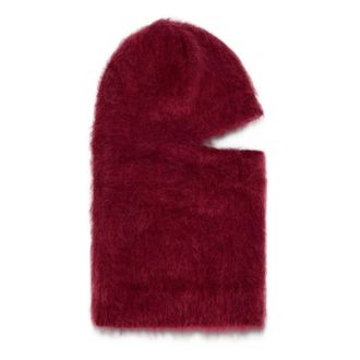 Alberta Ferretti Accessoires, Dames, Rood, ONE Size, Wol, Balaclava