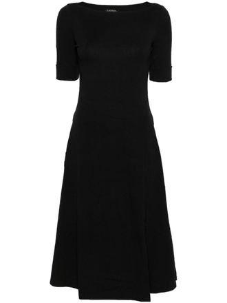 Lauren Ralph Lauren Abito midi Munzie svasato - Nero