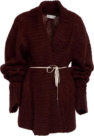 Dries Van Noten Dames, Truien, Bruin, Maat: S Mohair