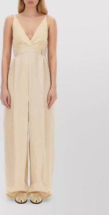 Alysi satin regular-fit jumpsuit