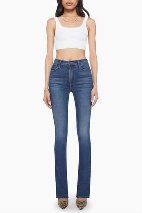 Mother High Wasted Runaway Jeans In Shine On