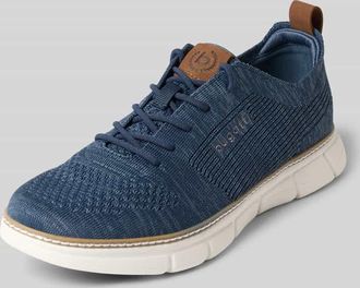 Bugatti Sneaker mit Label-Details Modell Pasadena in Blau, Gr&ouml;&szlig;e 40