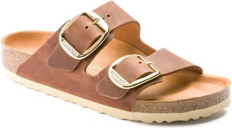 Birkenstock Womens Arizona Big Buckle Sandals In Cognac