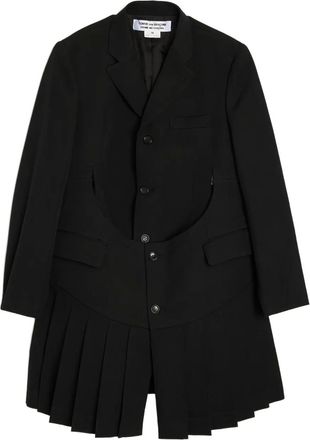 Comme Des Garçons Wollen blazer - Zwart