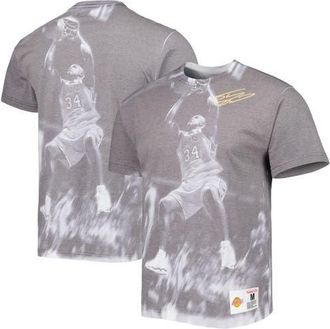 Mitchell & Ness Mens Mitchell & Ness Shaquille ONeal Heather Gray Los Angeles Lakers Above The Rim T-Shirt at Nordstrom, Size Medium