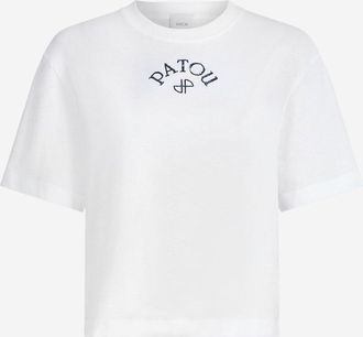 Patou T-Shirt aus Bio-Baumwolle mit Logo