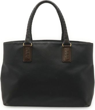 Bottega Veneta Brown Pvc Tote Bag (Pre-Owned)