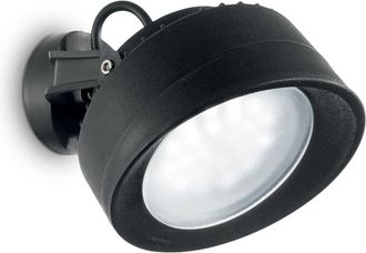 Ideal Lux L&aacute;mpara de pared negra L 150 x H 120 x P 165 mm