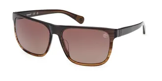 Timberland TB00054-H Polarized 50H Mens Sunglasses Brown Size 65