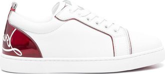 Christian Louboutin Fun Louis Junior Leather Sneakers
