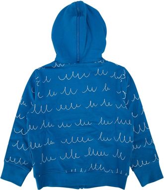 Stella McCartney Boys Cardigan Hoodie Blue Cotton