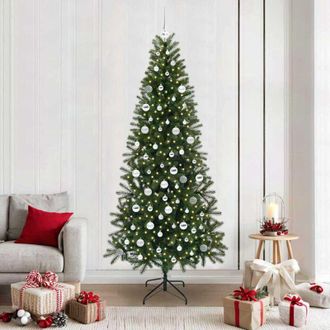 vidaXL &Aacute;rbol De Navidad Artificial Con 300 Led Verde 210 Cm Pe Y Pvc Vidaxl