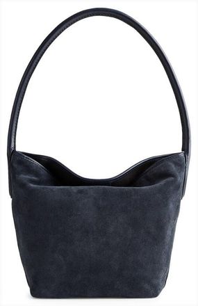 Madewell The Port Suede Lid Shoulder Bag in Deep Indigo at Nordstrom