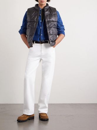 Ralph Lauren Reversible Quilted Leather Gilet