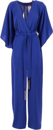 Max Mara Jumpsuits, female, Blue, Size: M Tuta Ode
