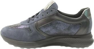 Mephisto Tiziana Sneaker - Dames - Schoenen - Blauw - Maat: 36 EU Leer