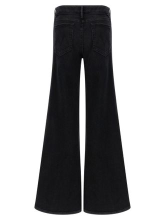 Mother Roller Sneak Jeans - Black