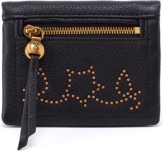 Hobo Lumen Leather Mini Wallet in Black at Nordstrom