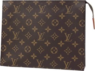 Louis Vuitton Monogram Brown Monogram Clutch Bag (Pre-Owned)