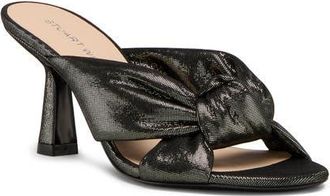 Stuart Weitzman Soplaya Slide 75 Sandal in Gunmetal at Nordstrom, Size 7.5