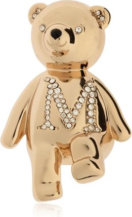 Max Mara Teddybeer Broche - Dames - Broches - Geel - ONE Size - Accessoires
