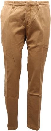 Siviglia Katoen Tabak Broek 4-Zak Model - Heren - Slim Fit Broeken - Bruin - W32 - Katoen - Broeken