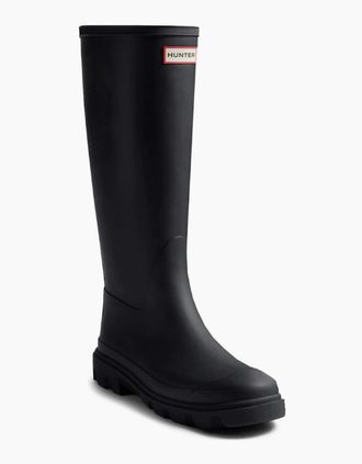 Hunter Mens Downpour Tall Mens Wellingtons - Black - Size: 10