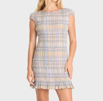 Billabong Bright Side Mini Dress In Twilight Blue