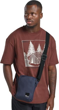 Jack Wolfskin Brustbeutel JACK WOLFSKIN KONYA ORGANIZER, Damen, blau (midnight, sky), Polyester, Kleinlederwaren Brustbeutel