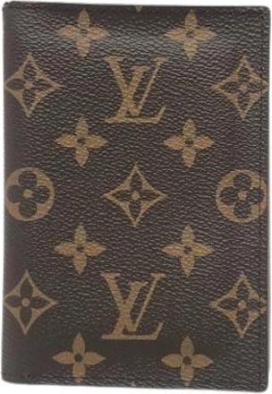 Louis Vuitton Pre-owned Canvas Portemonnee - Dames - Vintage Accessoires - Bruin - ONE Size - Vintage