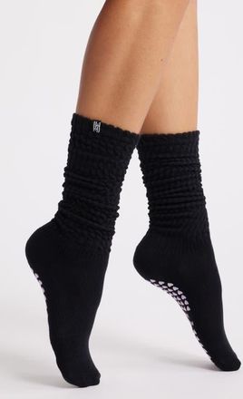High Heel Jungle Scrunch Premium Grip Socks in Black at Nordstrom