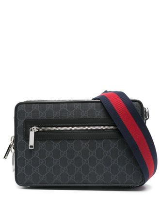 Gucci Black GG Medium Crossbody Bag