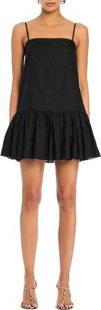 SER.O.YA Seroya Krista Linen-Blend Mini Dress