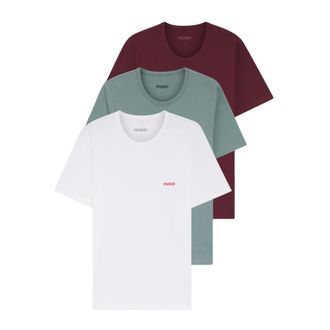 HUGO BOSS Tops, Heren, Veelkleurig, S, Katoen, TShirt RN 3P Classic