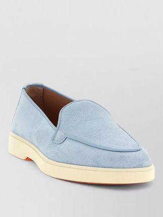 Santoni leather loafers
