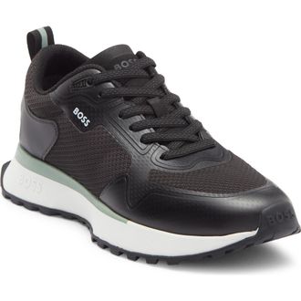 BOSS Jonah Running Shoe in Black at Nordstrom Rack, Size 10Us / 9Uk