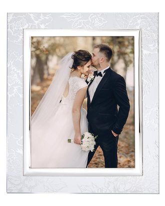 Lenox Silver Peony 8X10 Frame