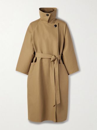 The Row Trench Oversize In Cotone Aurore - Marrone