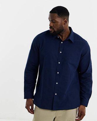 Jacamo Linen Long Sleeve Shirt