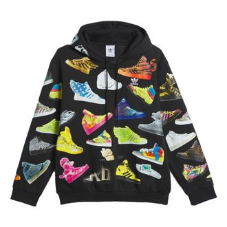 adidas Jeremy Scott Archive Hoodie Asia Sizing Black IA0097