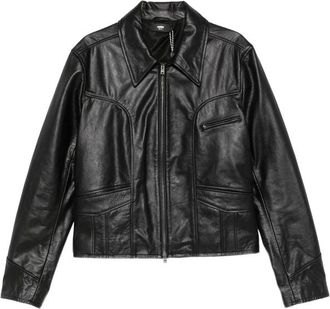 Amiri Leather Western-yoke Jacket