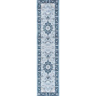 Jonathan Y Designs Palmette Modern Persian Floral Area Rug in Blue/navy at Nordstrom, Size 4Ft 0In X 6Ft 0In
