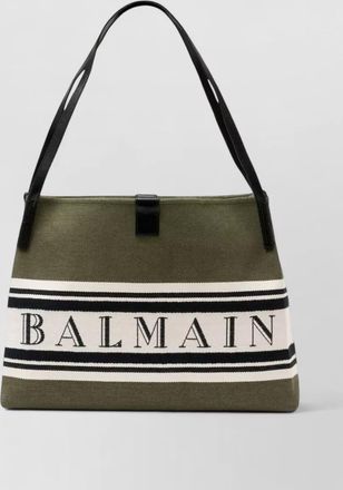 Balmain release medium canvas tote bag
