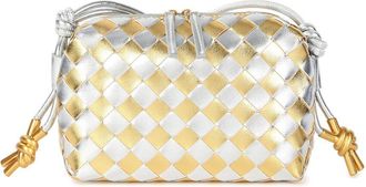 Tiffany & Fred Woven Leather Mini Crossbody